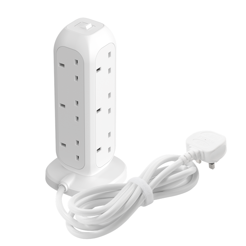 MOMAX ONEPLUG 11-OUTLET POWER STRIP WITH USB MOMAX ONEPLUG 11-OUTLET POWER STRIP WITH USB