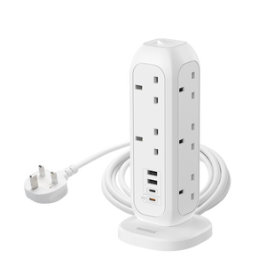 MOMAX ONEPLUG 11-OUTLET POWER STRIP WITH USB - ALAMAT