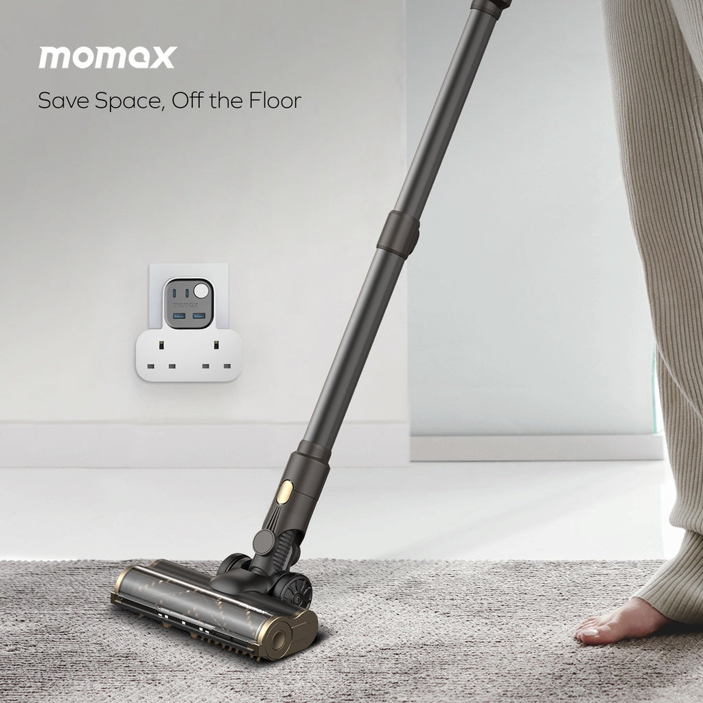 MOMAX 1-CHARGER WORK FLOW T-SHAPED EXTENTION 2 SOCKET WITH USB MOMAX 1-CHARGER WORK FLOW T-SHAPED EXTENTION 2 SOCKET WITH USB