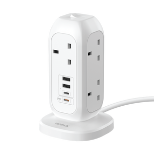 MOMAX ONEPLUG 7-OUTLET POWER STRIP WITH USB - ALAMAT