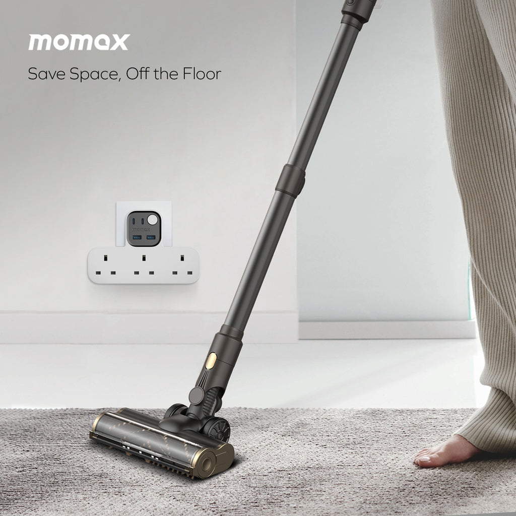 MOMAX 1-CHARGER WORK FLOW T-SHAPED EXTENTION 3 SOCKET WITH USB MOMAX 1-CHARGER WORK FLOW T-SHAPED EXTENTION 3 SOCKET WITH USB