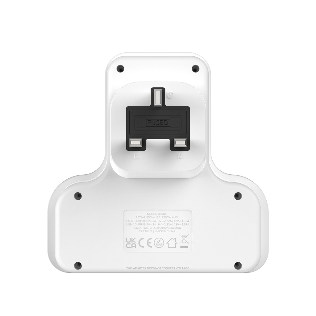 MOMAX ONEPLUG 3 OUTLET T-SHAPED EXTENSION SOCKET WITH USB MOMAX ONEPLUG 3 OUTLET T-SHAPED EXTENSION SOCKET WITH USB