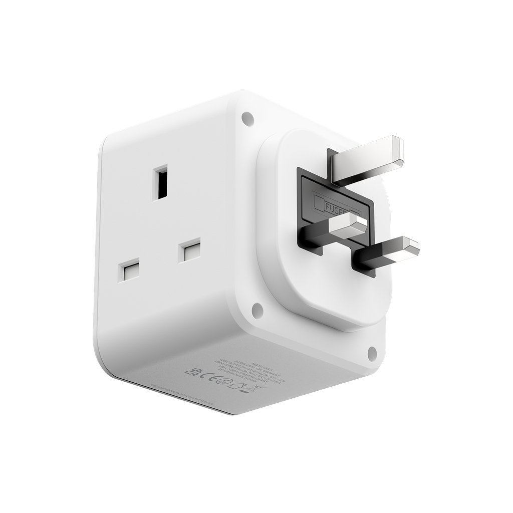 MOMAX ONEPLUG 3 OUTLET CUBE EXTENSION SOCKET WITH USB MOMAX ONEPLUG 3 OUTLET CUBE EXTENSION SOCKET WITH USB