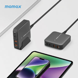 MOMAX ONEPLUG 100W 4 PORT GAN DESKTOP CHARGER - ALAMAT