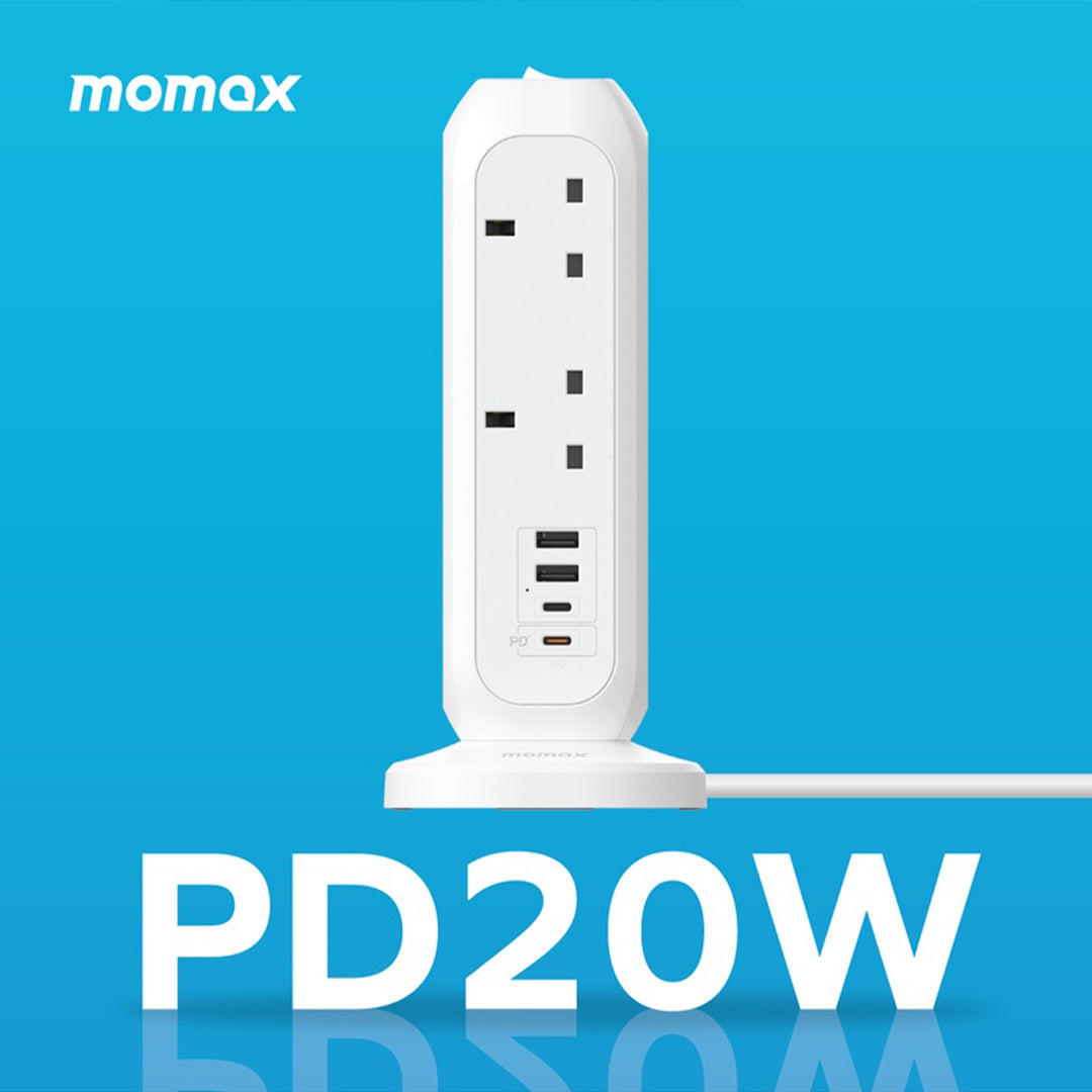 MOMAX ONEPLUG 11-OUTLET POWER STRIP WITH USB MOMAX ONEPLUG 11-OUTLET POWER STRIP WITH USB