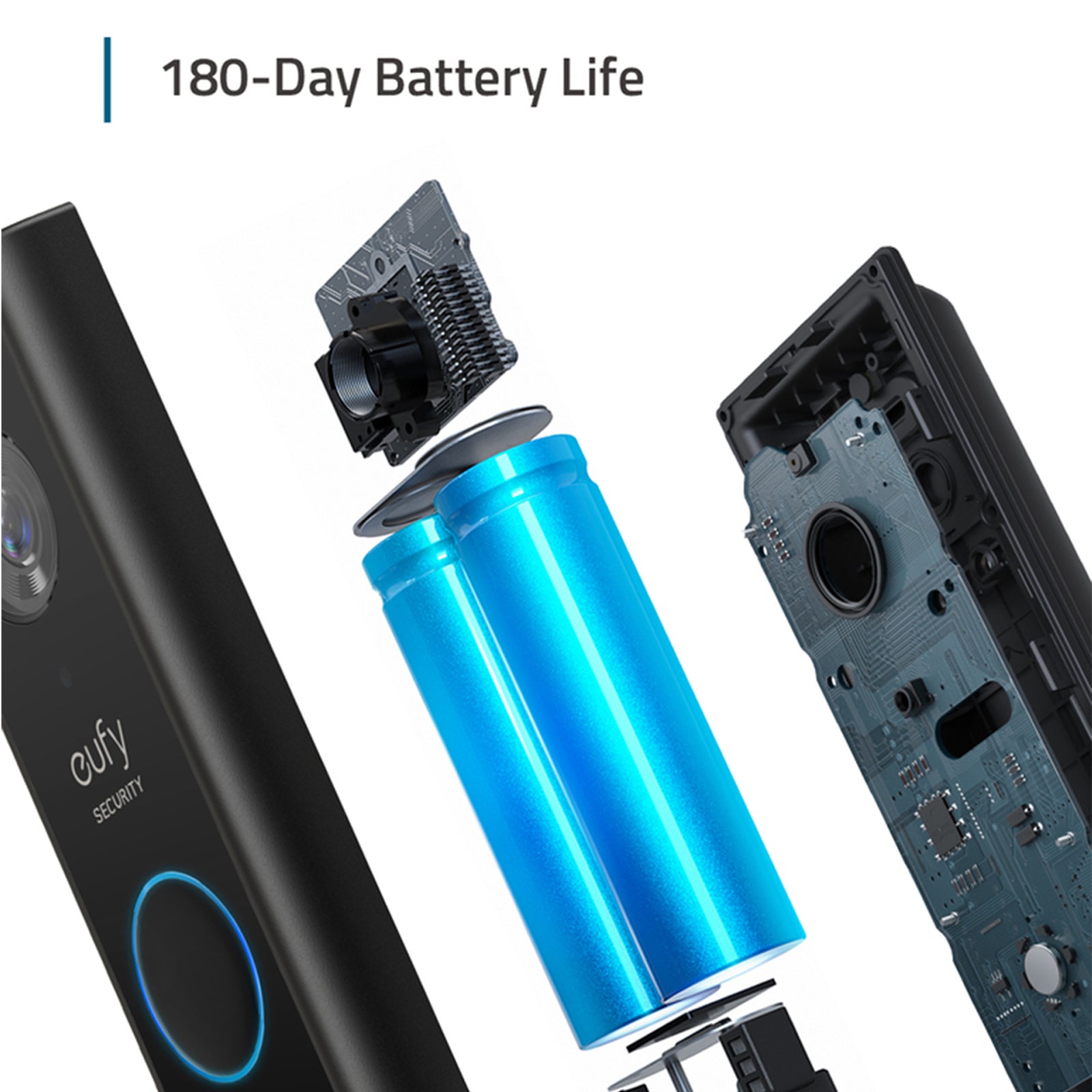 ANKER EUFY Battery-Powered Video Doorbell 2K Add-on Unit ANKER EUFY Battery-Powered Video Doorbell 2K Add-on Unit