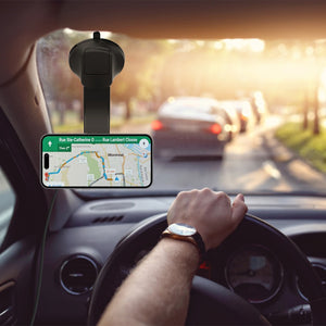 MOMAX Q.MAG MOUNT 5 15W MAGNETIC WIRELESS CHARGING CAR MOUNT (SUCTION CUP MOUNT) - ALAMAT