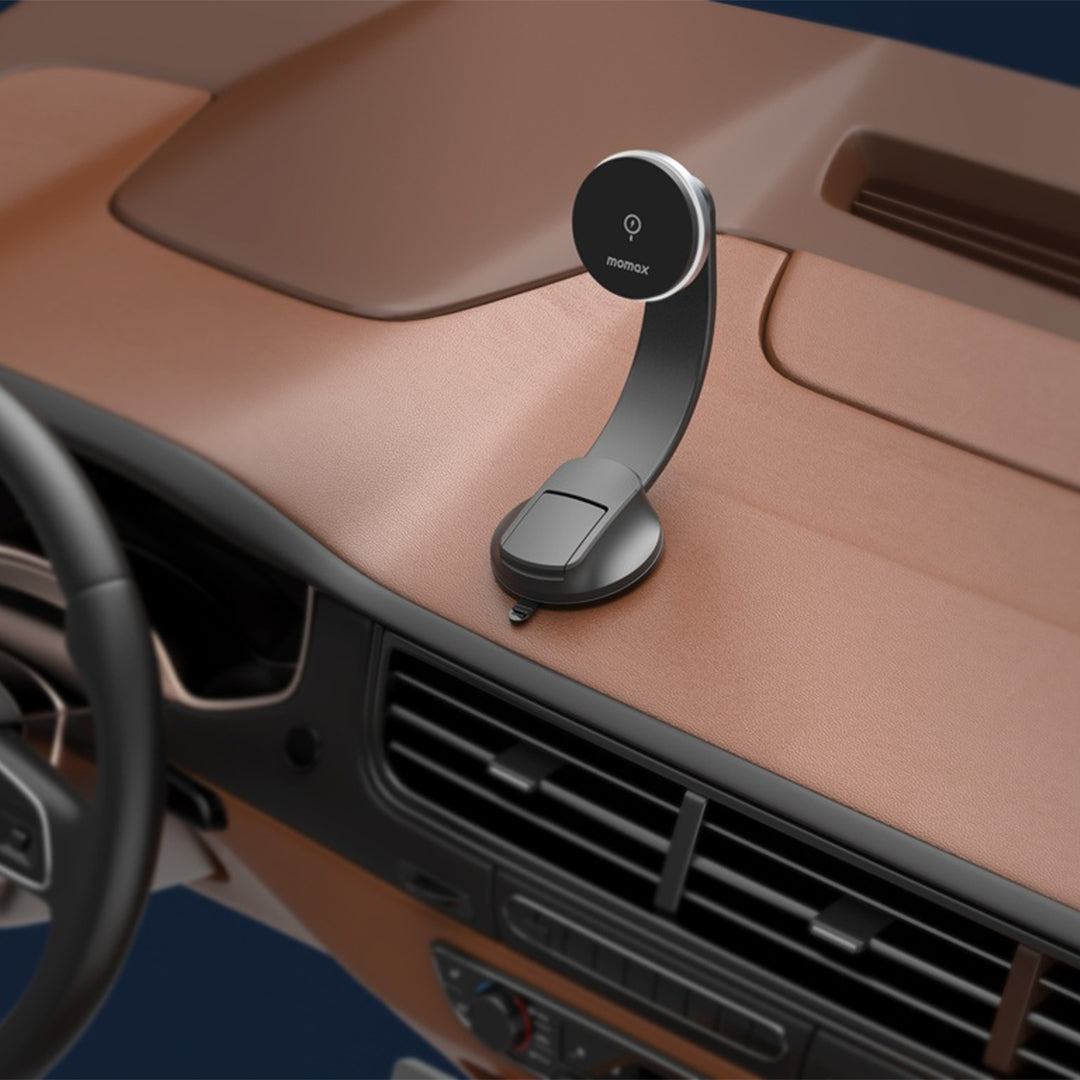 MOMAX Q.MAG MOUNT 5 15W MAGNETIC WIRELESS CHARGING CAR MOUNT (SUCTION CUP MOUNT) MOMAX Q.MAG MOUNT 5 15W MAGNETIC WIRELESS CHARGING CAR MOUNT (SUCTION CUP MOUNT)