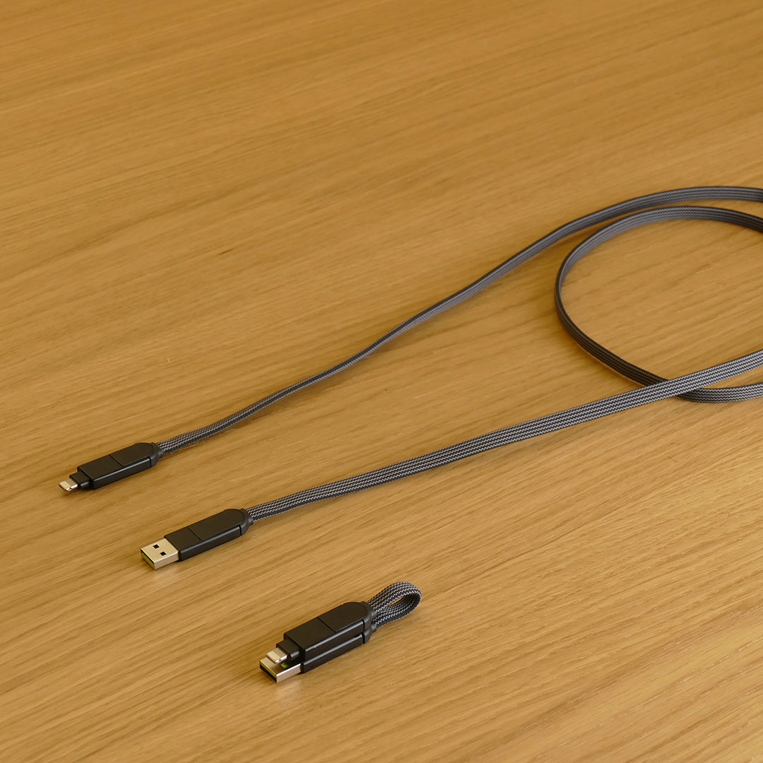 Rolling Square InCharge X 100W 6 in 1 Charging Cable 0.25ft Rolling Square InCharge X 100W 6 in 1 Charging Cable 0.25ft