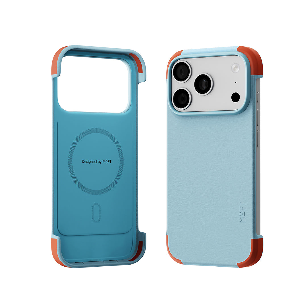 MOFT Color-blocking Snap Phone Case - iPhone 17 Pro Max - Soothing Mist + Sunrise MOFT Color-blocking Snap Phone Case - iPhone 17 Pro Max - Soothing Mist + Sunrise