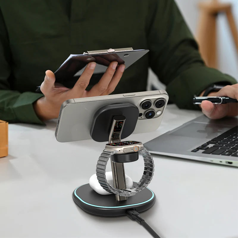 Amazingthing Thunder Pro Mag 3-in-1 Charging Stations With Stand Amazingthing Thunder Pro Mag 3-in-1 Charging Stations With Stand