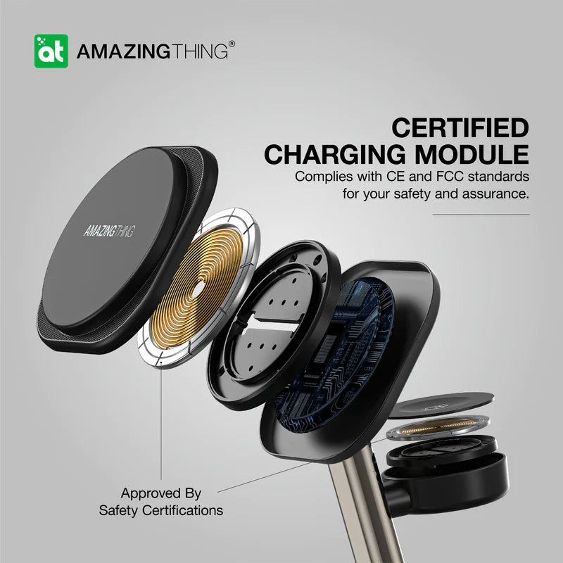 Amazingthing Thunder Pro Mag 3-in-1 Charging Stations With Stand Amazingthing Thunder Pro Mag 3-in-1 Charging Stations With Stand