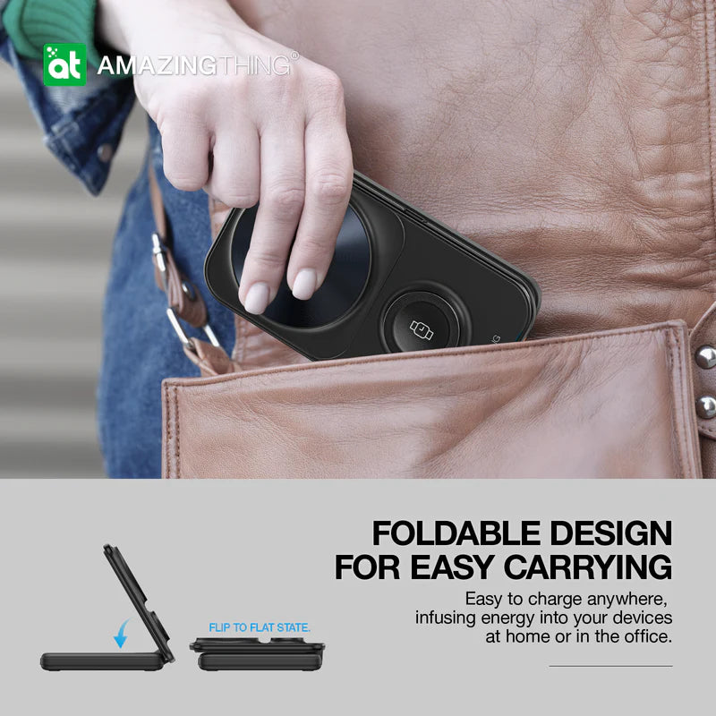 Amazingthing Thunder Pro Mag 6in1 Pd 22.5w 8000mah Power Station With Stand Amazingthing Thunder Pro Mag 6in1 Pd 22.5w 8000mah Power Station With Stand