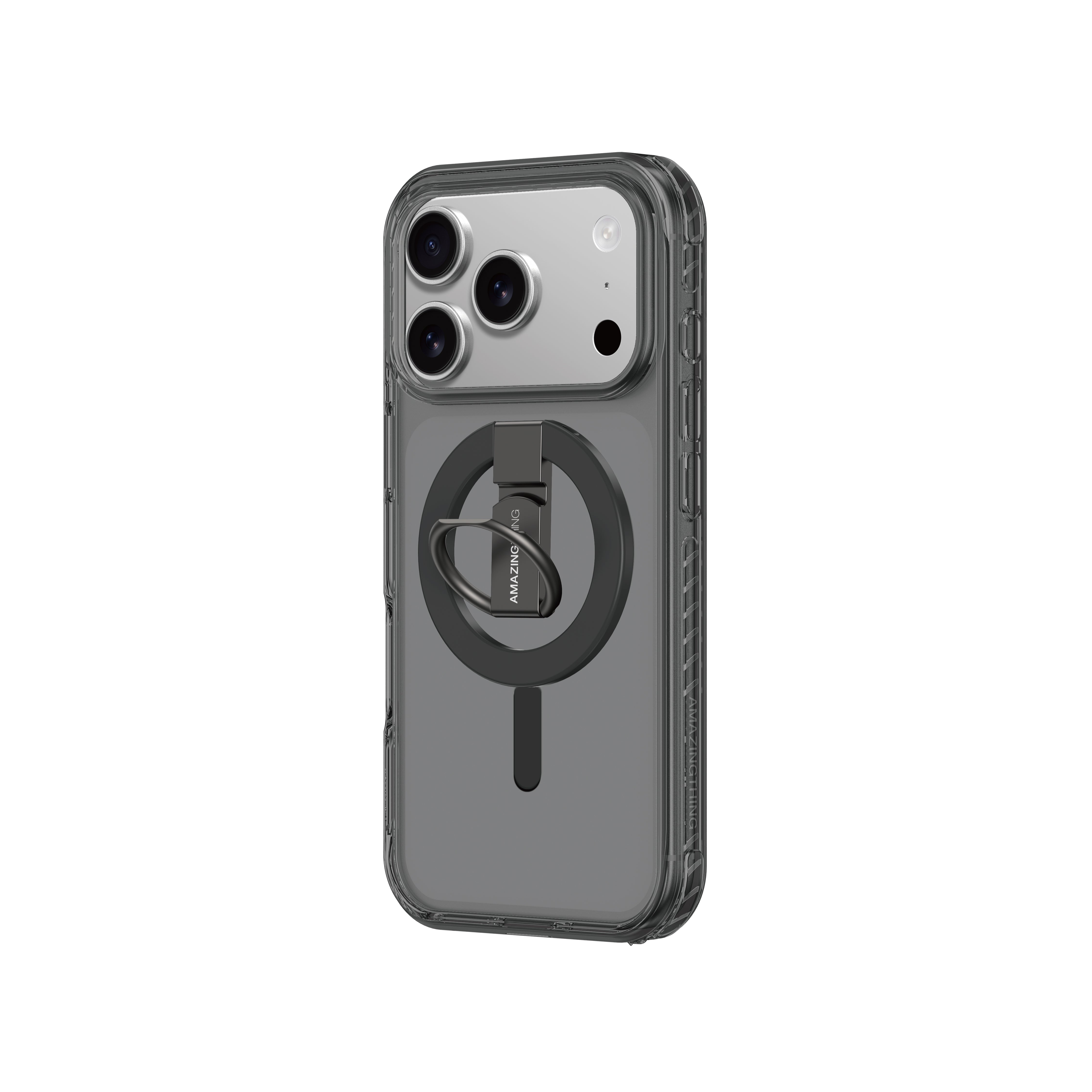 Amazingthing Titan Pro Grip Ring Set Mag Drop Proof Case for iPhone 17 Pro Max - Black Amazingthing Titan Pro Grip Ring Set Mag Drop Proof Case for iPhone 17 Pro Max - Black
