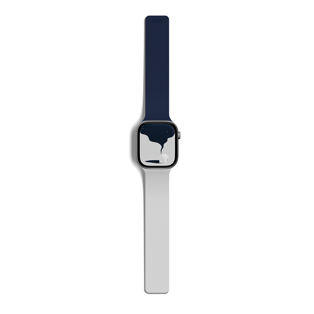 Moft Duo Snap Apple Watch Band Navy Blue + Misty Cove Moft Duo Snap Apple Watch Band Navy Blue + Misty Cove