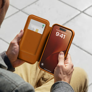 Amazingthing Glamour Folio Magsafe Drop Proof Case for Iphone 17 Pro Max - Black - ALAMAT