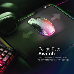 Vertux Phoenix Extreme Performance Professional Gaming LumiFlux Mouse - ALAMAT