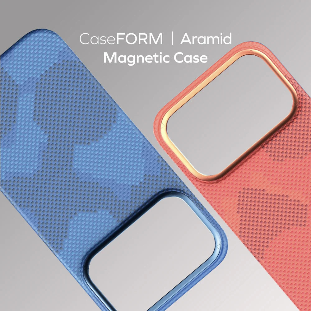 Momax Caseform Aramid Magnetic Case for iPhone 17 Pro - Blue Momax Caseform Aramid Magnetic Case for iPhone 17 Pro - Blue
