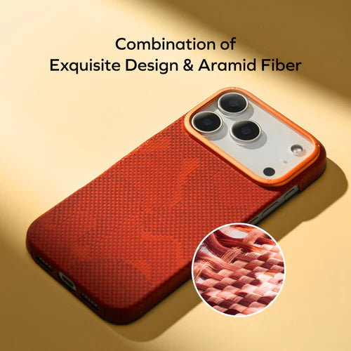 Momax Caseform Aramid Magnetic Case for iPhone 17 Pro - Blue Momax Caseform Aramid Magnetic Case for iPhone 17 Pro - Blue
