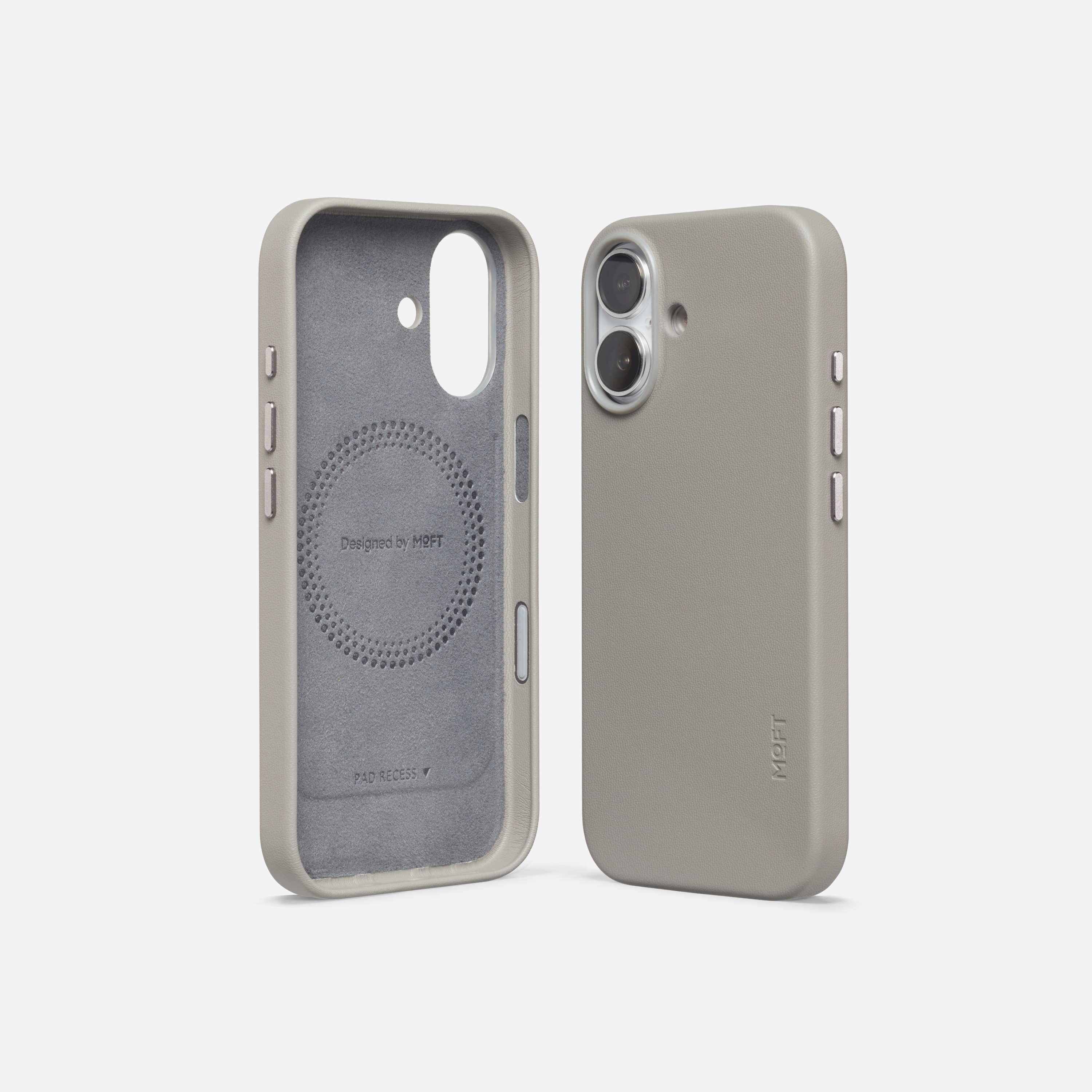 Moft Snap on Non Lanyard Compatible Magsafe Case for iPhone 17 - Taupe Moft Snap on Non Lanyard Compatible Magsafe Case for iPhone 17 - Taupe