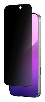 AT IPHONE 17 PRO MAX 6.9 3D FULLY COVERED FUSION DUST FILTER TITAN MATTE PRIVACY GLASS