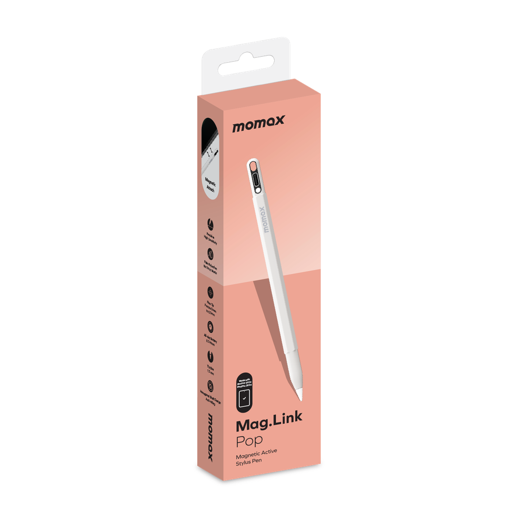 Momax Mag Link Pop Magnetic Active Stylus Pen Momax Mag Link Pop Magnetic Active Stylus Pen