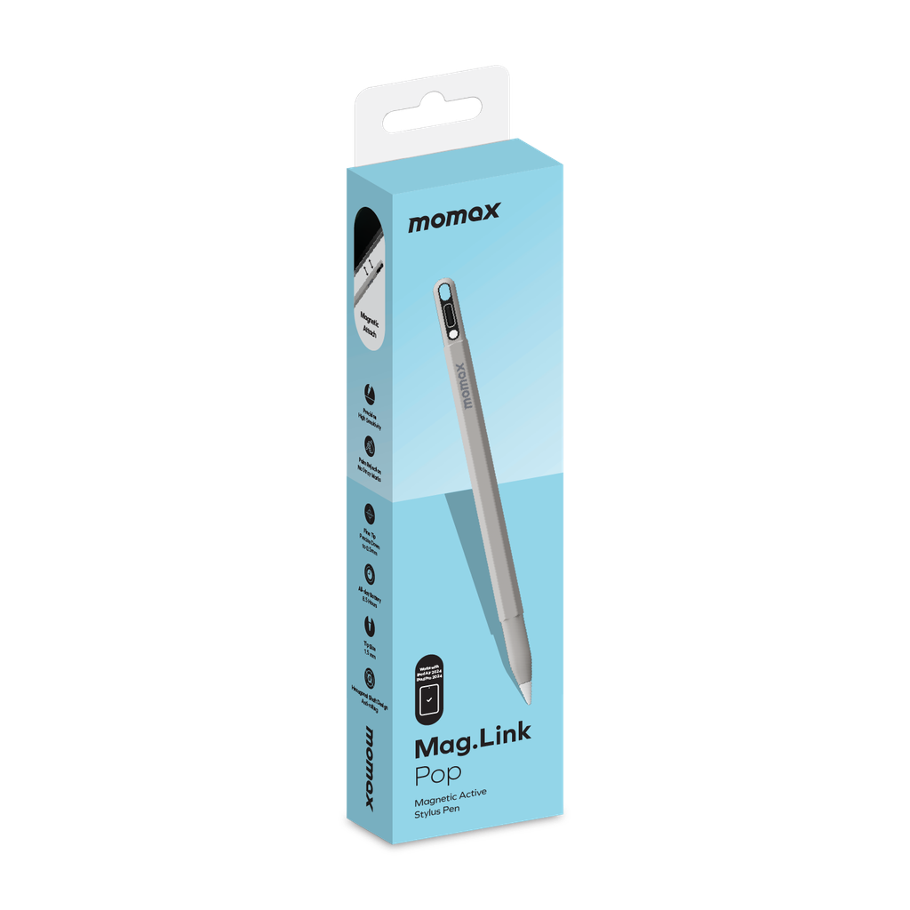 Momax Mag Link Pop Magnetic Active Stylus Pen Momax Mag Link Pop Magnetic Active Stylus Pen