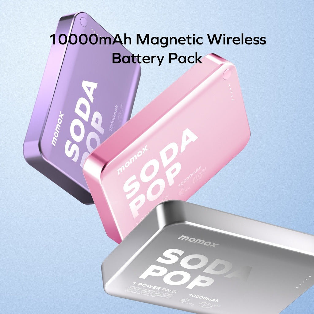 Momax 1-power Pass 10000mah Magnetic Wireless Power Bank Momax 1-power Pass 10000mah Magnetic Wireless Power Bank