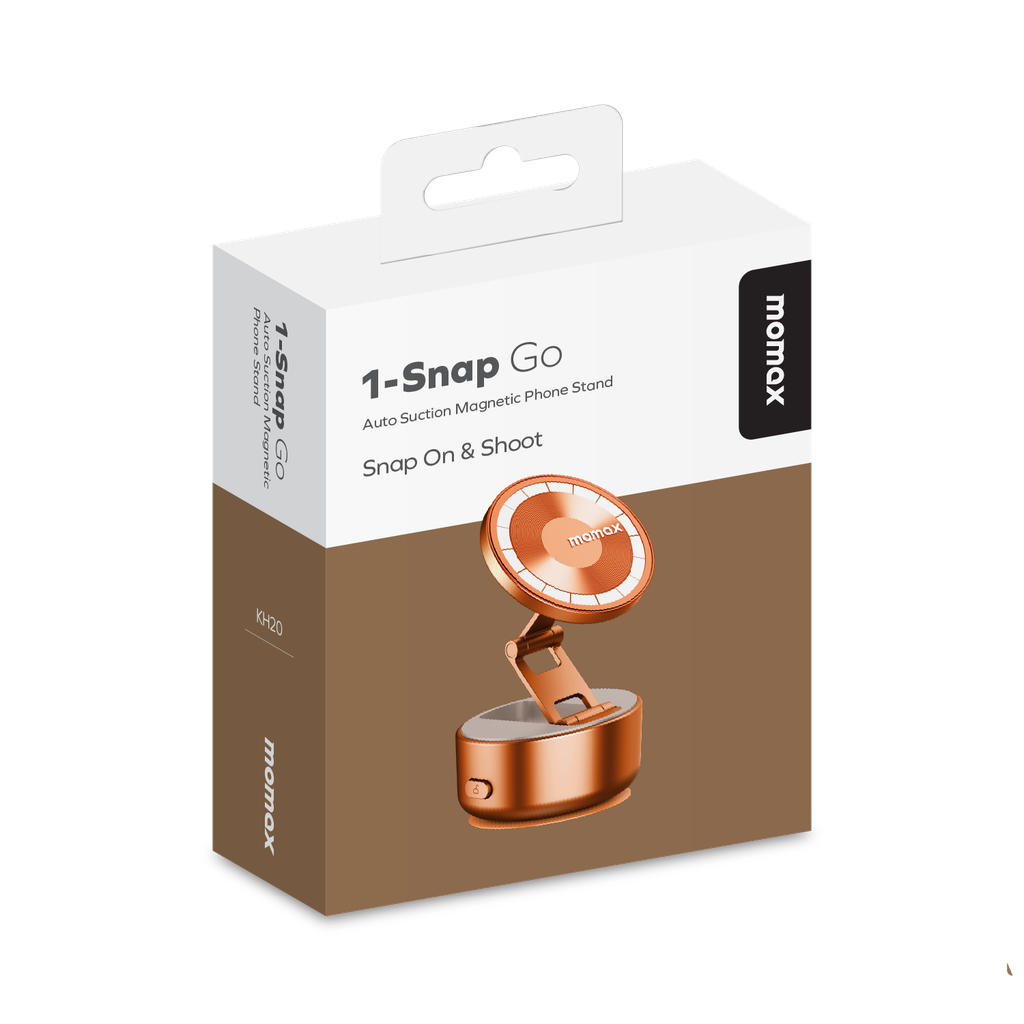 Momax 1-snap Go Auto Suction Magnetic Phone Stand Momax 1-snap Go Auto Suction Magnetic Phone Stand