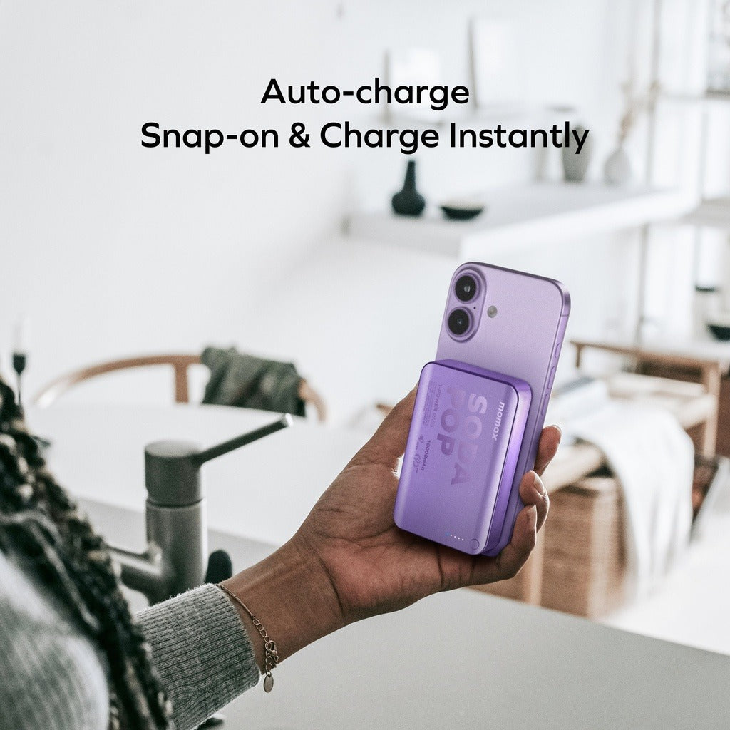 Momax 1-power Pass 10000mah Magnetic Wireless Power Bank Momax 1-power Pass 10000mah Magnetic Wireless Power Bank