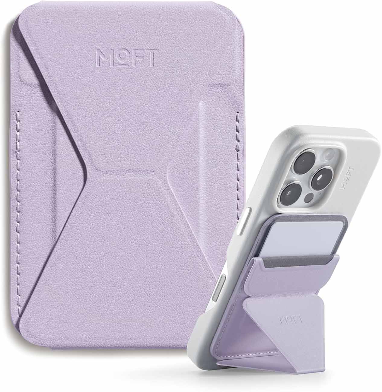 MOFT Snap-On iPhone Stand & Wallet - Peony(MOVAS) MOFT Snap-On iPhone Stand & Wallet - Peony(MOVAS)