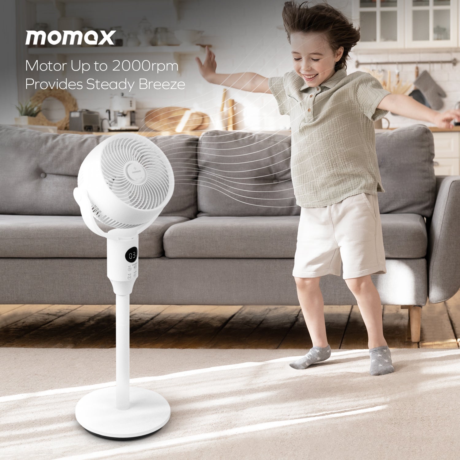 Momax Airoma Tower 3d Air Circulation Diffuser Tower Fan Momax Airoma Tower 3d Air Circulation Diffuser Tower Fan