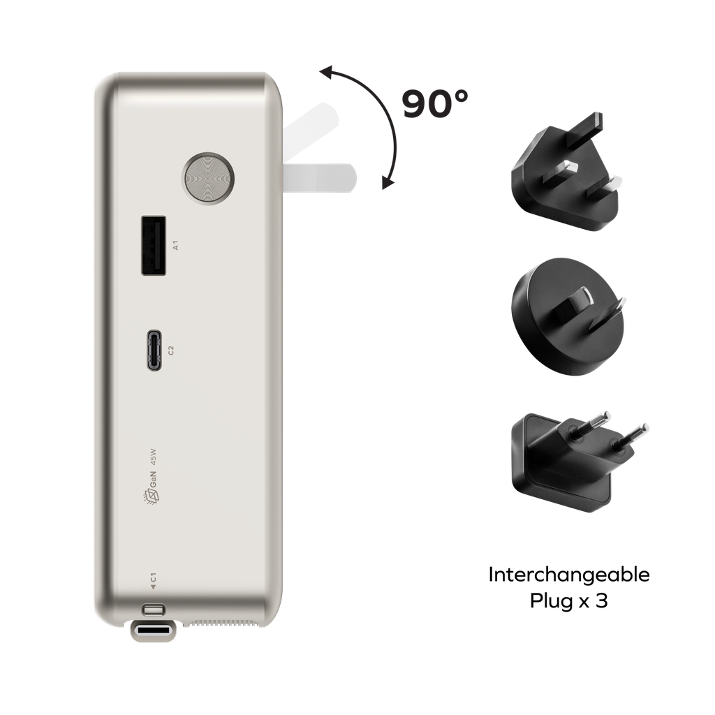 Momax 1-pac⁺10000mah 3in1 Hybrid Gan Battery Pack With Built-in Retractable Cable Momax 1-pac⁺10000mah 3in1 Hybrid Gan Battery Pack With Built-in Retractable Cable
