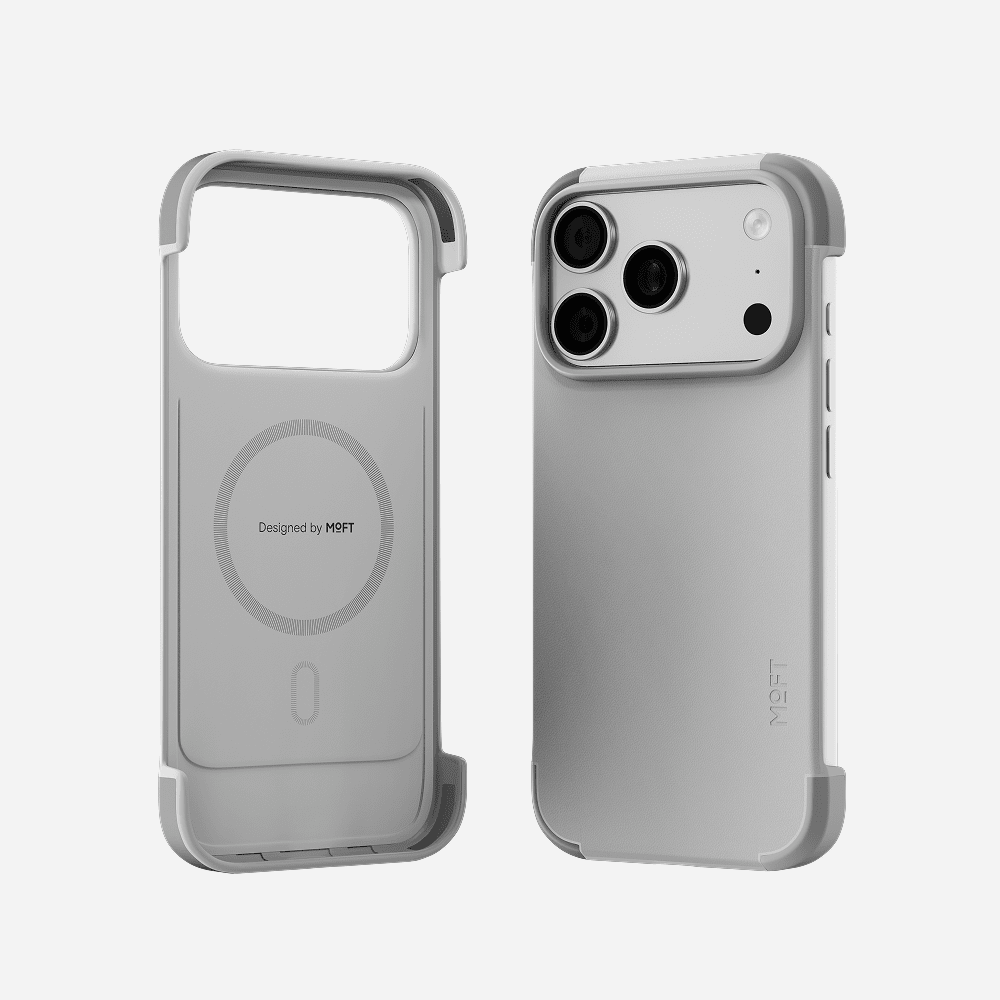 MOFT Color-blocking Snap Phone Case Iphone 17 pro - Misty Cove + Cement MOFT Color-blocking Snap Phone Case Iphone 17 pro - Misty Cove + Cement