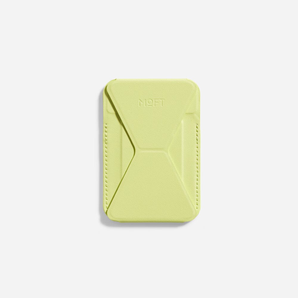 MOFT Snap-On iPhone Stand & Wallet - Soft Avocado（MOVAS）