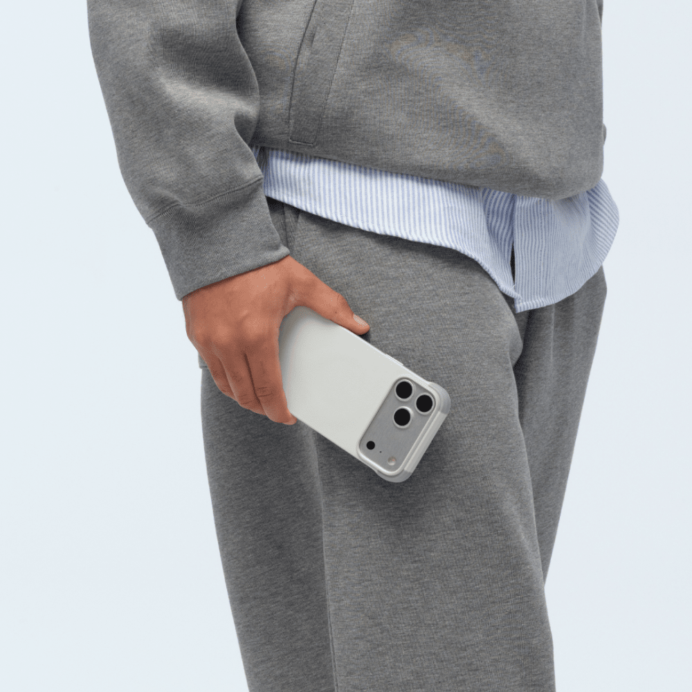 MOFT Color-blocking Snap Phone Case Iphone 17 pro - Misty Cove + Cement MOFT Color-blocking Snap Phone Case Iphone 17 pro - Misty Cove + Cement