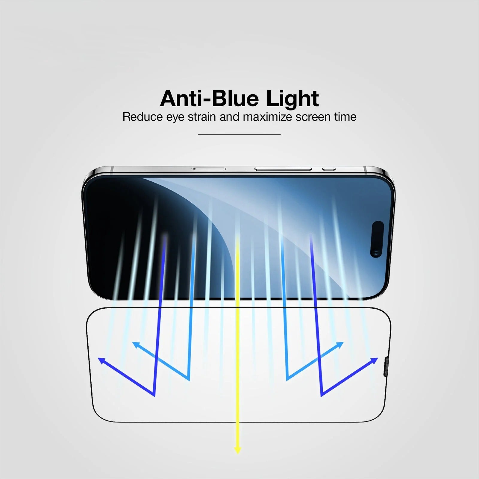 Amazingthing iPhone 15 2023 2.75d Fully Covered Radix Anti Blue Glass Amazingthing iPhone 15 2023 2.75d Fully Covered Radix Anti Blue Glass