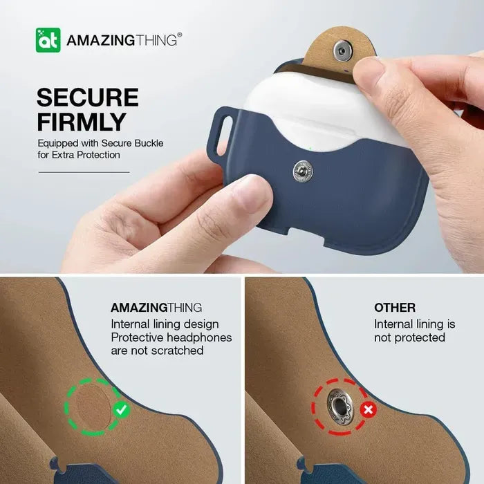 Marsix Pro Leatherette Case Airpod Pro/ Pro2 Marsix Pro Leatherette Case Airpod Pro/ Pro2