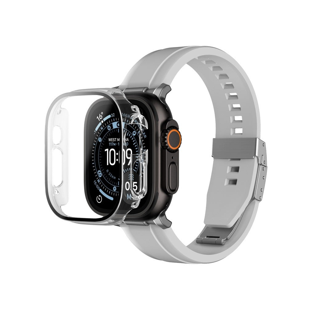 Amazingthing Radix Glass With Case for Watch 49mm (Transparent)