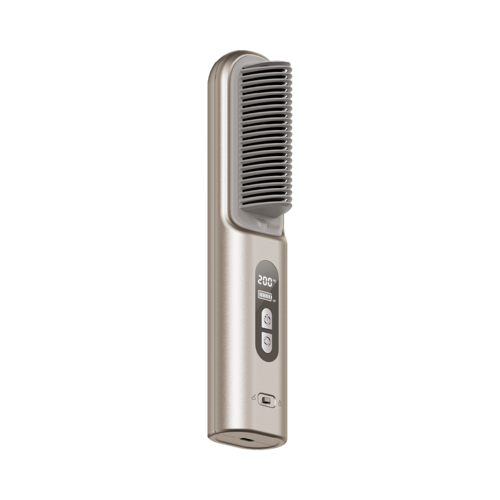 Momax 1-care Sleek Travel Cordless Negative Ion Hair Straightening Brush Momax 1-care Sleek Travel Cordless Negative Ion Hair Straightening Brush