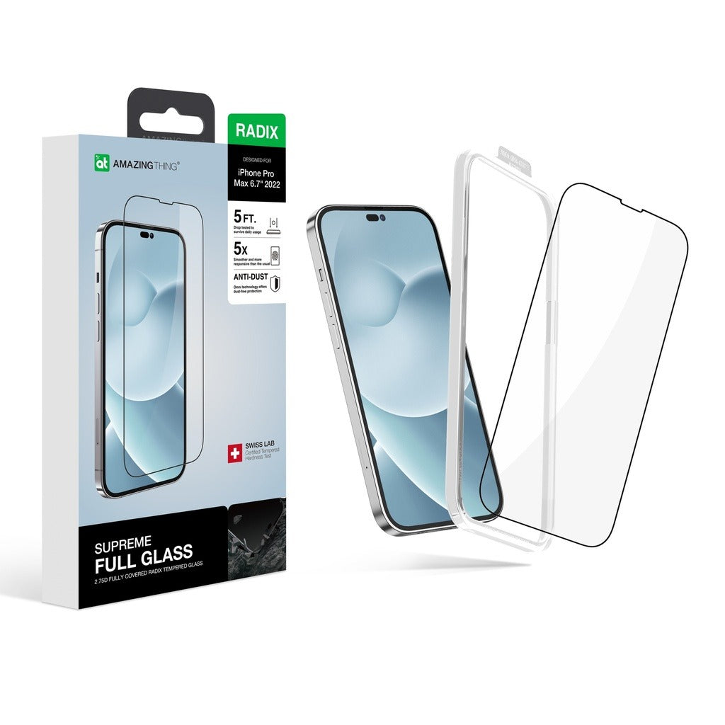AT Iphone 2022 Pro Max 2.75D F.cov.radix Glass