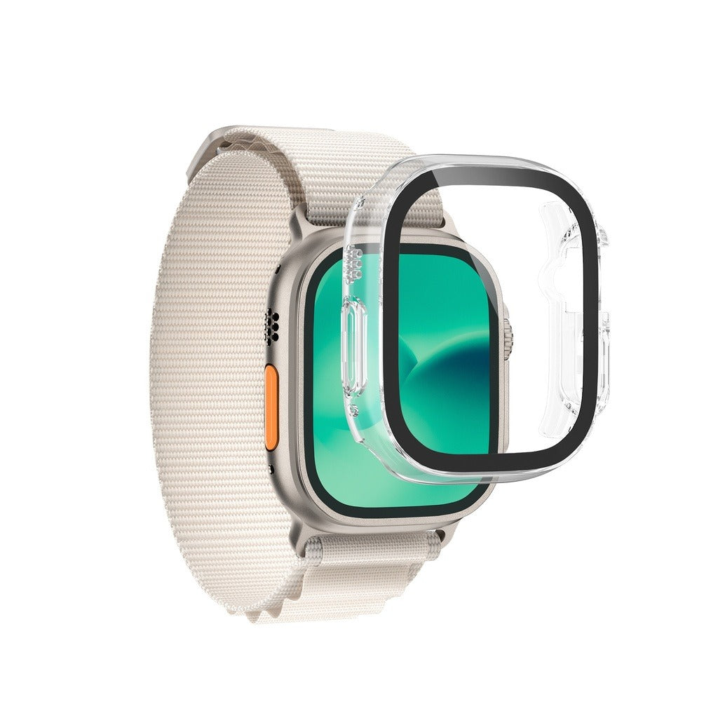 AT Apple W Ultra Marsix Pro Bumper W/ Glass 49mm Transparent