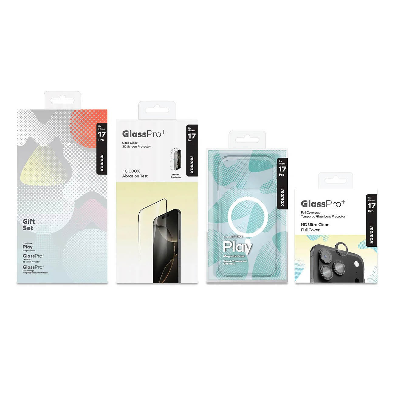 Momax iPhone 17 Pro Max Protection Bundle Set Momax iPhone 17 Pro Max Protection Bundle Set