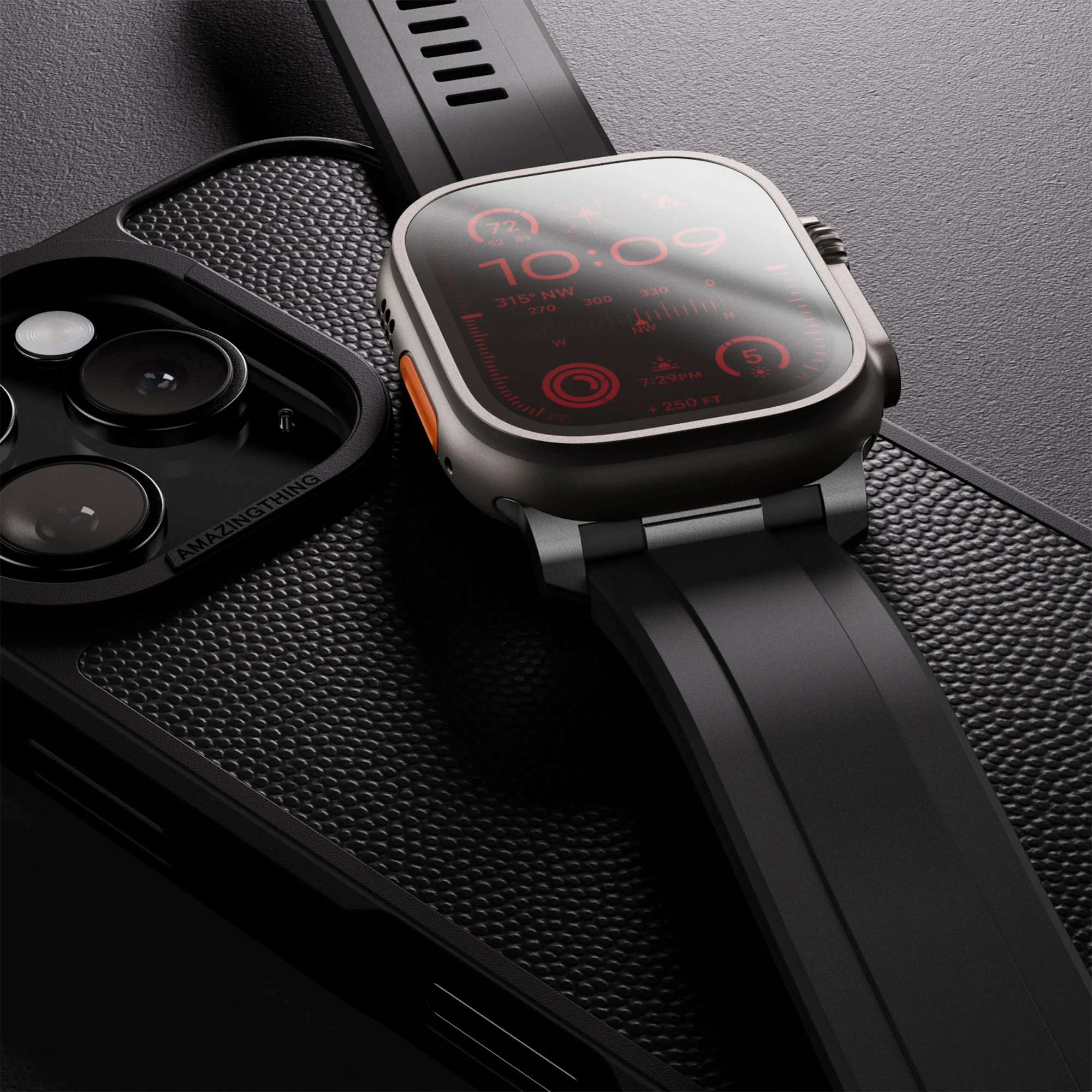 Amazingthing Titan Chrono Watch Band for Apple Watch 49/46/45/44/42mm Amazingthing Titan Chrono Watch Band for Apple Watch 49/46/45/44/42mm