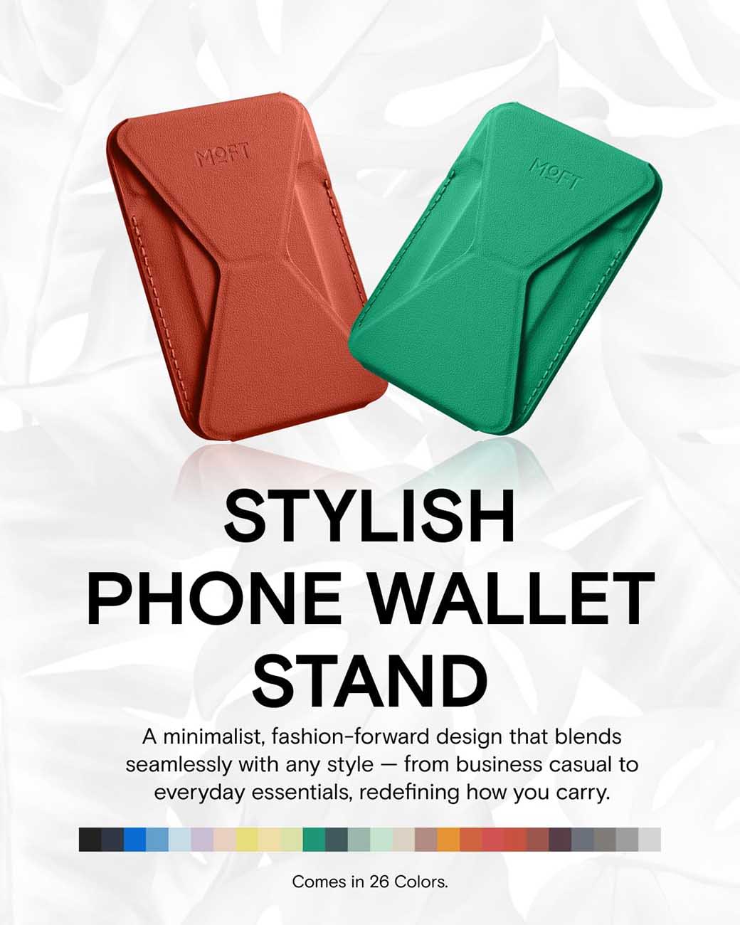MOFT Snap-On iPhone Stand & Wallet - Oz Green(MOVAS) MOFT Snap-On iPhone Stand & Wallet - Oz Green(MOVAS)