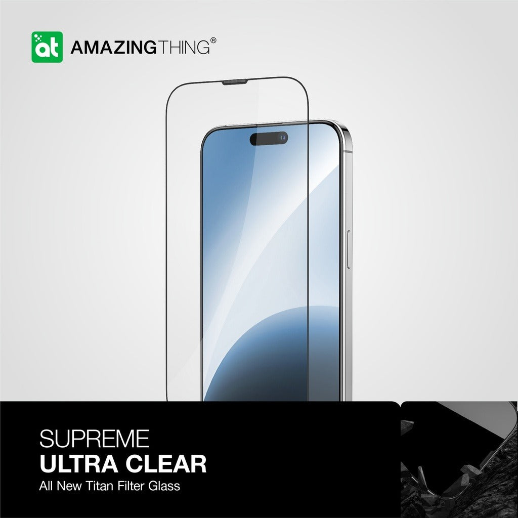 At iPhone 15 Pro 3d Fully Covered Dust Filter Titan Glass At iPhone 15 Pro 3d Fully Covered Dust Filter Titan Glass