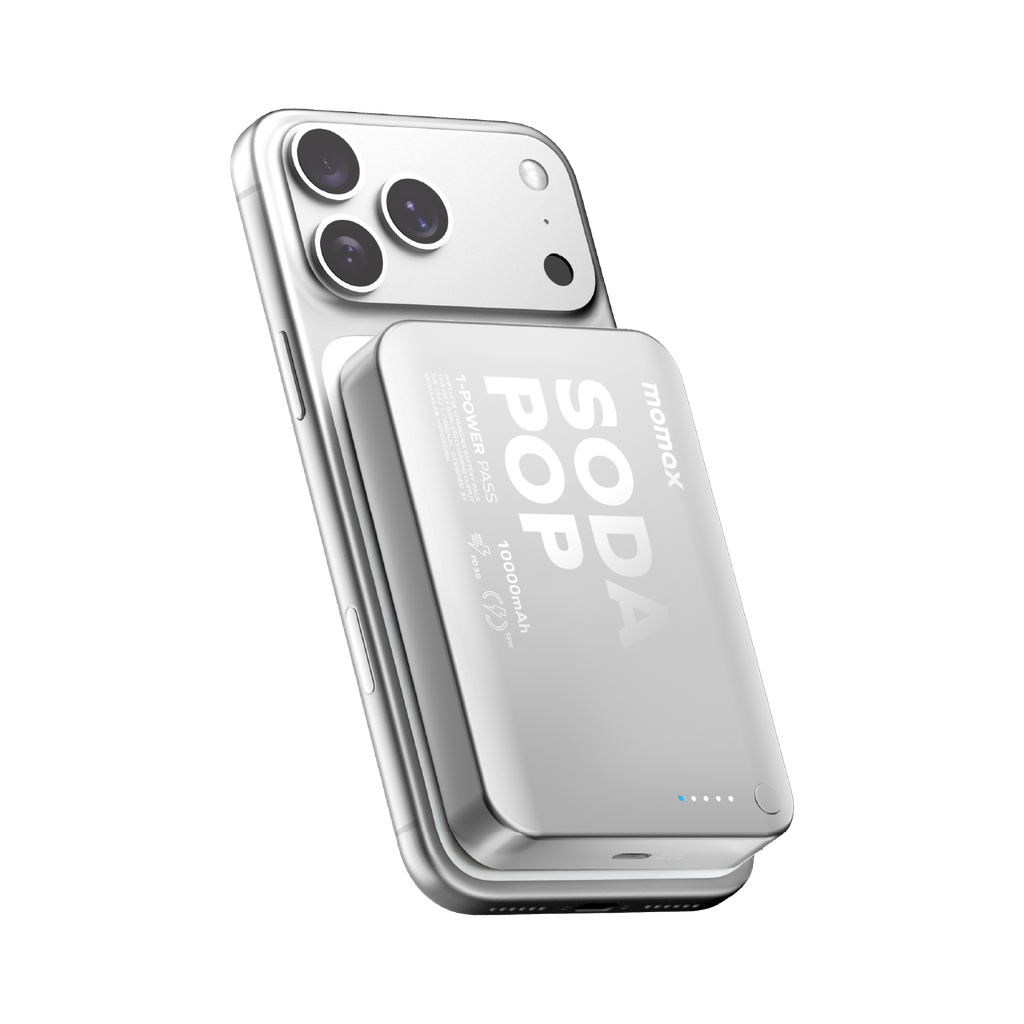 Momax 1-power Pass 10000mah Magnetic Wireless Power Bank Momax 1-power Pass 10000mah Magnetic Wireless Power Bank