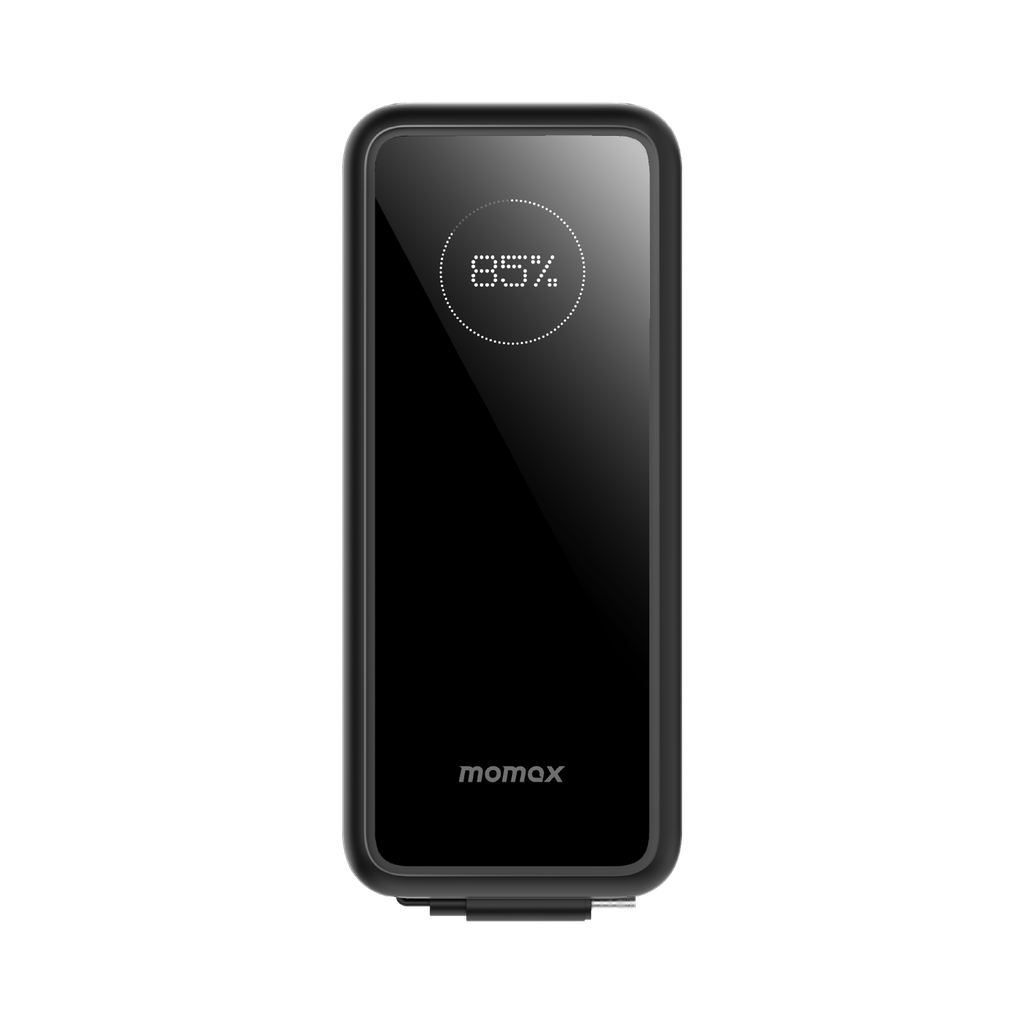 Momax 1-pac⁺10000mah 3in1 Hybrid Gan Battery Pack With Built-in Retractable Cable Momax 1-pac⁺10000mah 3in1 Hybrid Gan Battery Pack With Built-in Retractable Cable