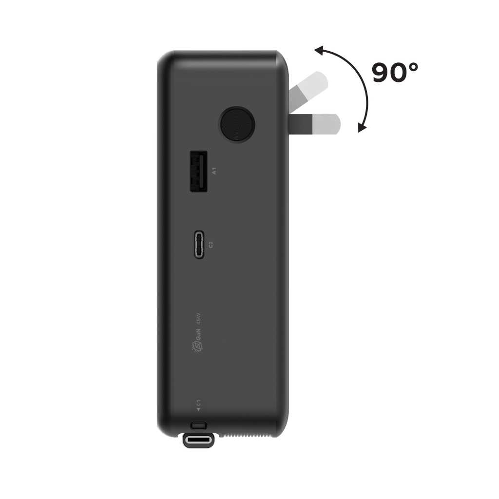 Momax 1-pac⁺10000mah 3in1 Hybrid Gan Battery Pack With Built-in Retractable Cable Momax 1-pac⁺10000mah 3in1 Hybrid Gan Battery Pack With Built-in Retractable Cable