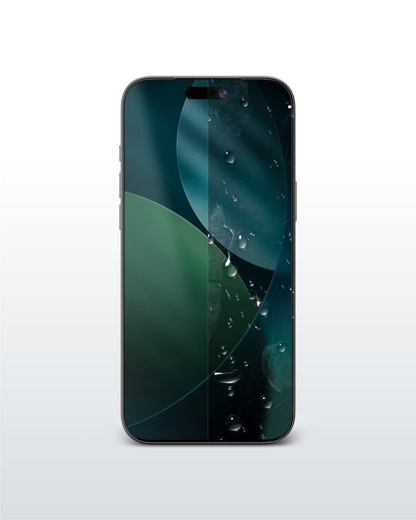 AT Iphone 17 Pro 3d Fully Covered Fusion Dust Filter Titan Matte Glass AT Iphone 17 Pro 3d Fully Covered Fusion Dust Filter Titan Matte Glass